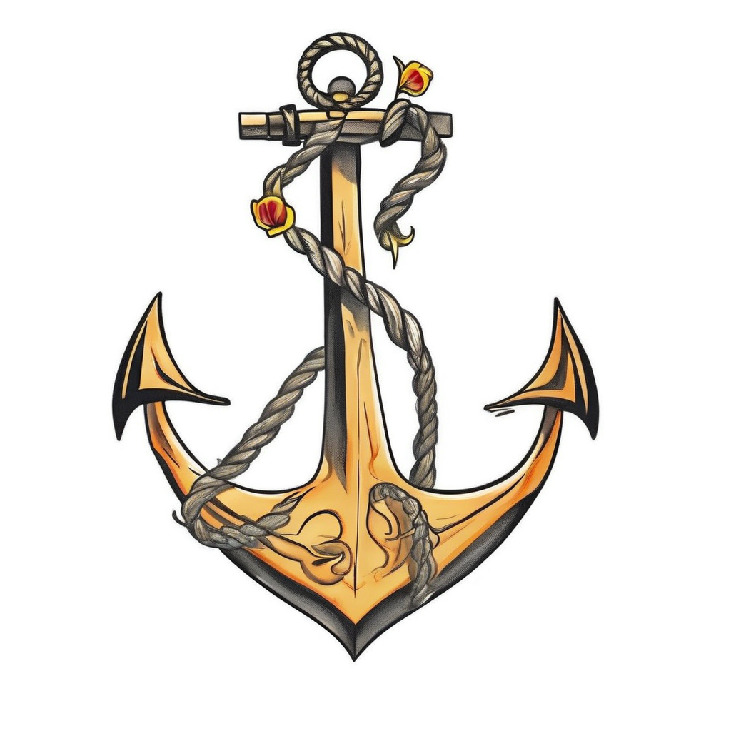 anchor tattoo design