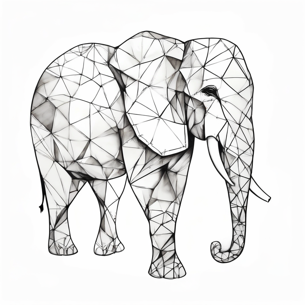 elephant tattoo design