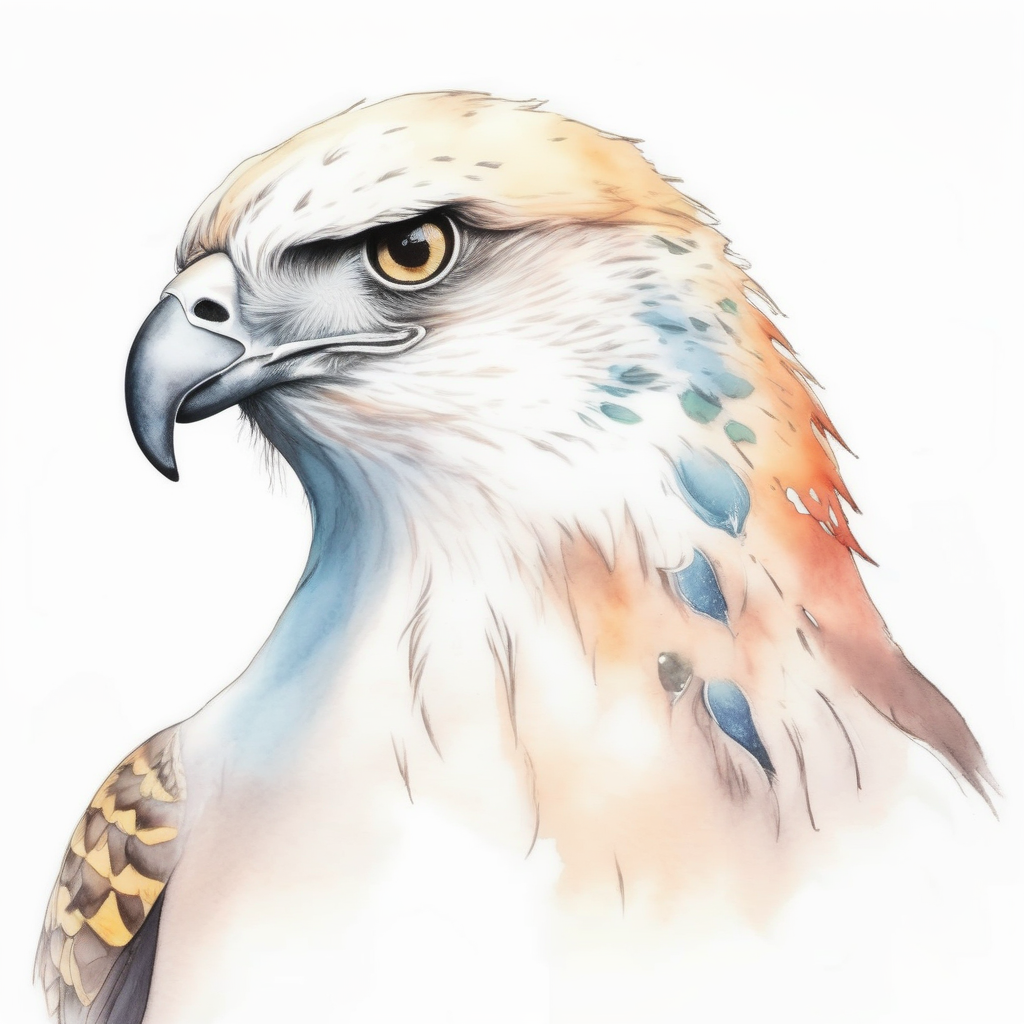 hawk tattoo design