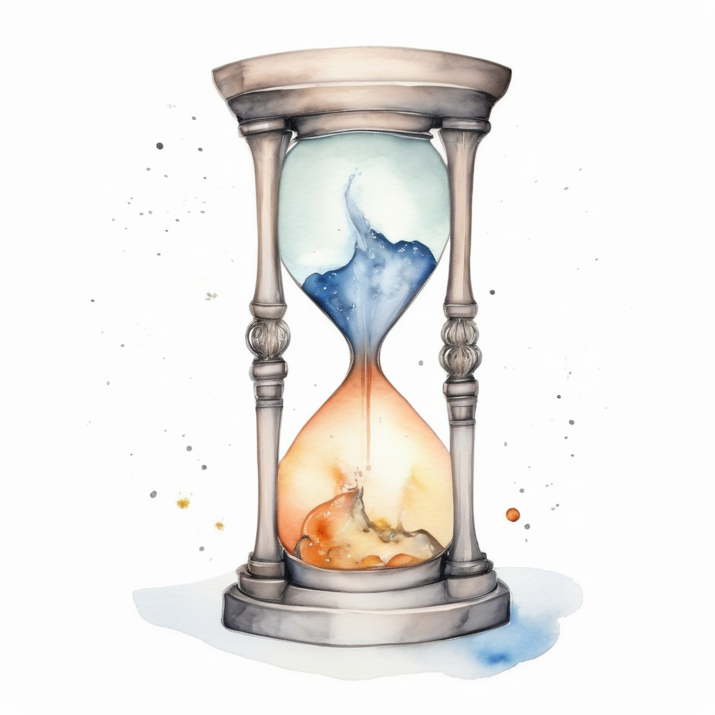 hourglass tattoo design